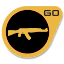 Gold Kalashnikov AK-47