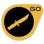 Gold Huntsman Knife